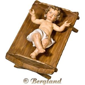 Jesus Child in simple cradle