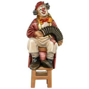 Clown with accordion