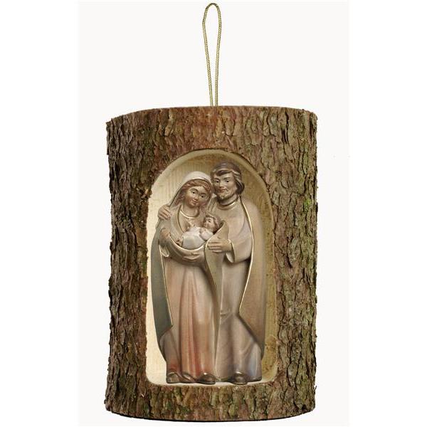Group Holy Family Pema in a tree trunk hanging - Acquarel