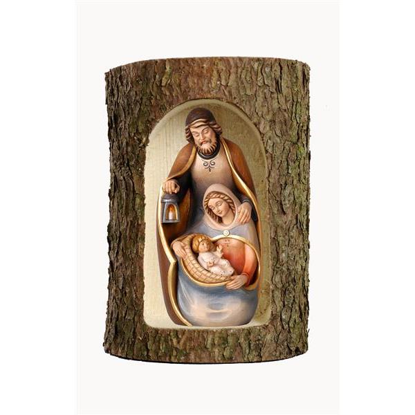 Pema crib in a tree trunk - color