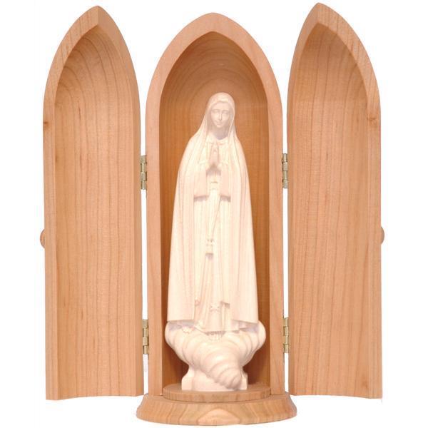 Our Lady of Fatima in niche (size Our Lady) - natural