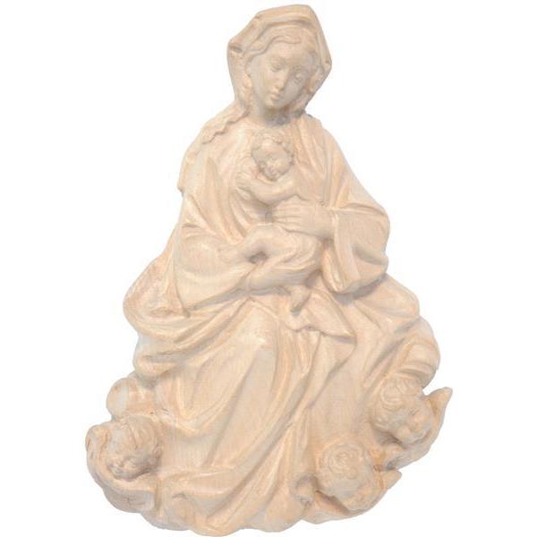 Our Lady with Child relief - baroque style - natural