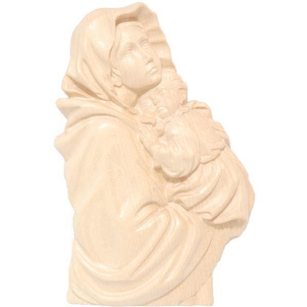 Madonna of the streets relief - Ferruzzi - natural