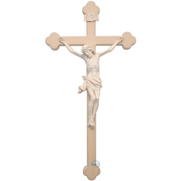 Crucifix - Christ's body with shamrock cross - natural