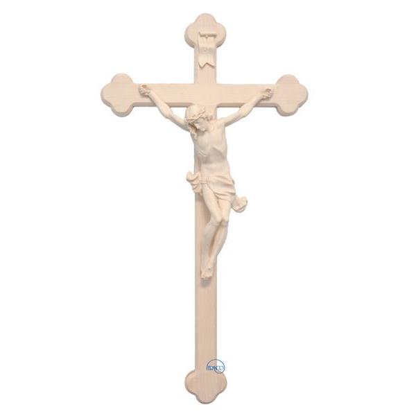 Crucifix - Christ's body with shamrock cross - natural