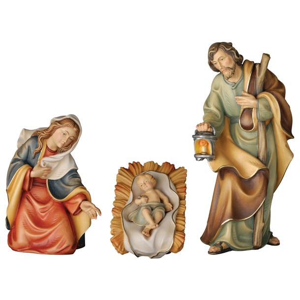Holy family of the peace nativity set - color
