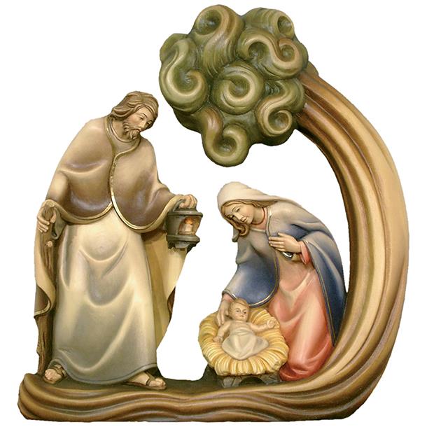 Holy family with tree - color