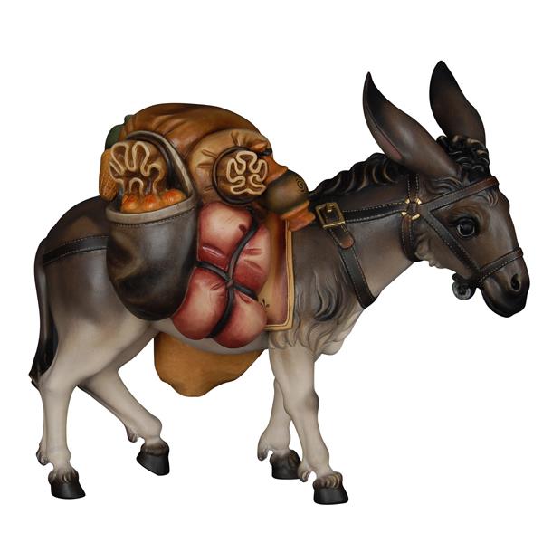 Donkey with baggage (Flight to Egypt) - color