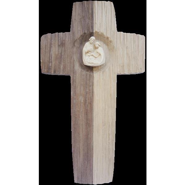 cross of the encounter - holy family - natural