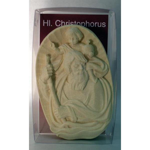 St. Christophorus with magnet - natural