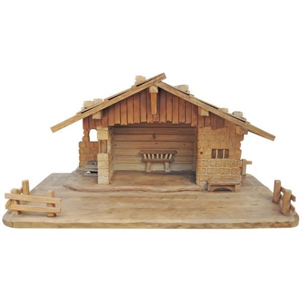 Stable for nativity set - waxed 