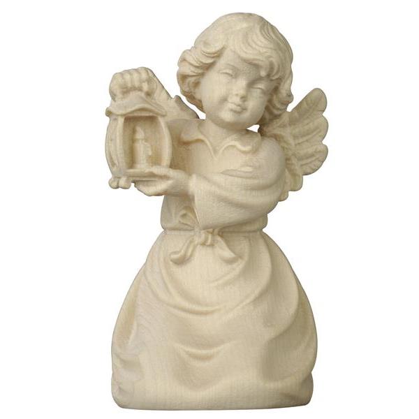 Bell angel with lantern - natural