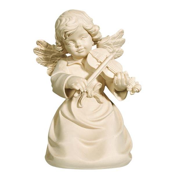 Bell angel with violin - natural
