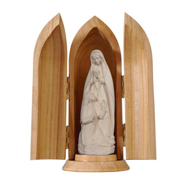 Our Lady of Lourdes with Bern.in niche - natural