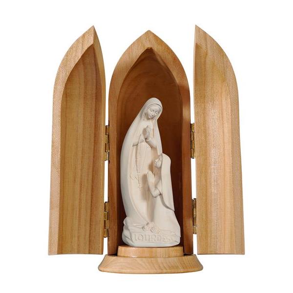Our Lady of Lourdes+Bernad.mod.stil.in niche - natural