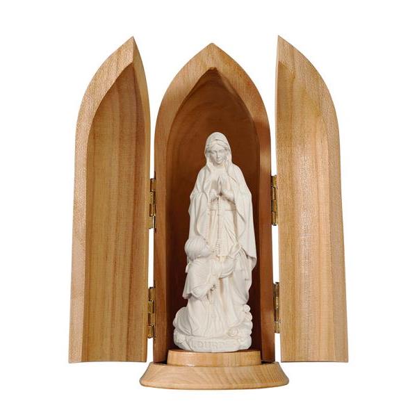Our Lady of Lourdes-Bernadette in niche - natural
