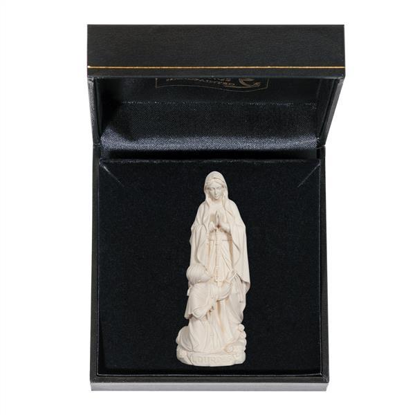 Our Lady of Lourdes-Bernadette with case - natural
