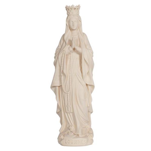 Madonna Lourdes with crown - natural