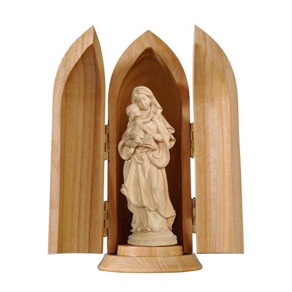 Madonna of Peace in niche - natural