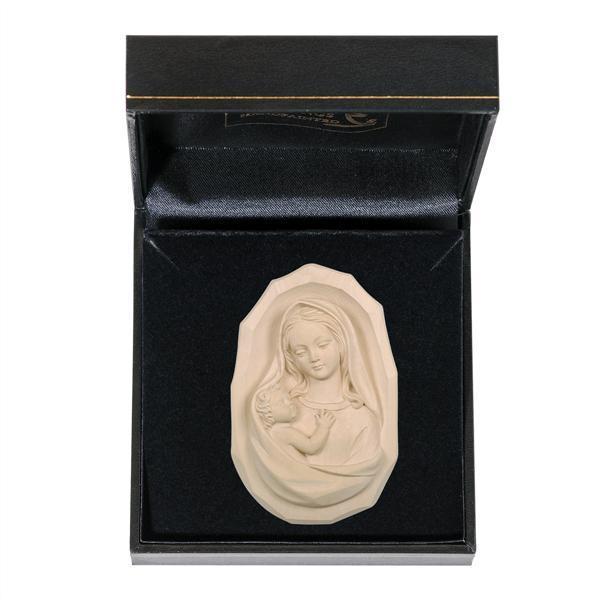 Wall Madonna with child with case - natural