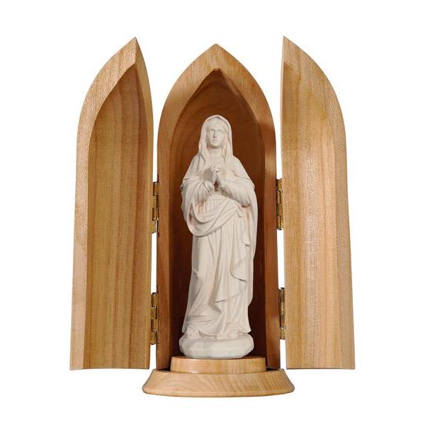 St. Mary under the cross in niche - natural