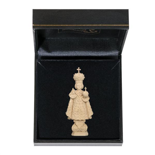 Infant of Prague with case - natural