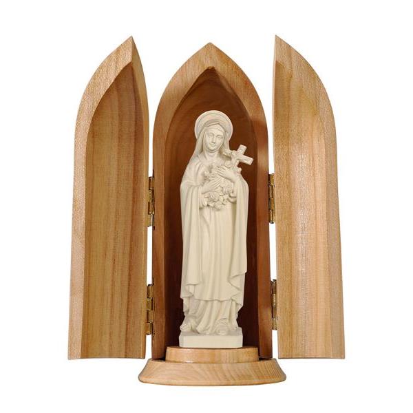 St. Theresa of Lisieux in niche - natural