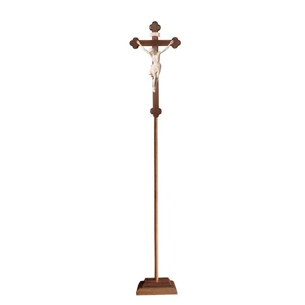 Processional Cr.Siena cross baroque stained - natural