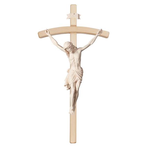Corpus Siena-cross bent light stained - natural