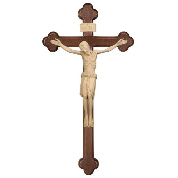 Corpus S.Damiano-cross baroque stained - natural