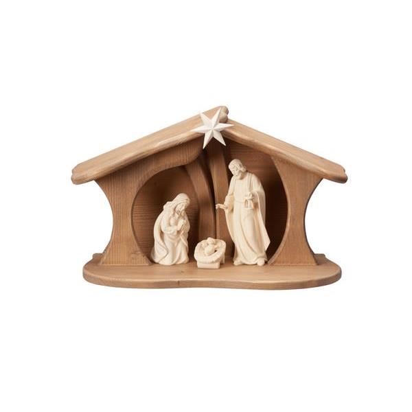 AD Nativity Set 5 pcs-stable Luce for Holy Family - natural