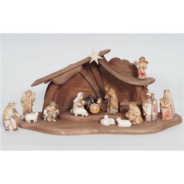 CA Nativity Set 18 pcs. - Stable Pema - Acquarel