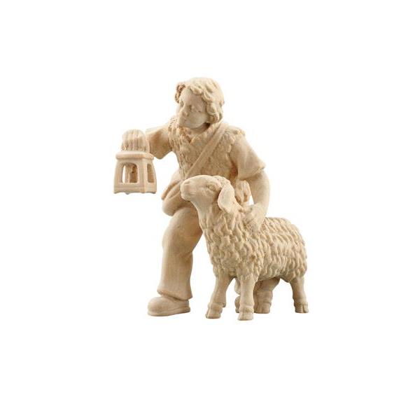 ZI Boy with sheep and lantern - natural