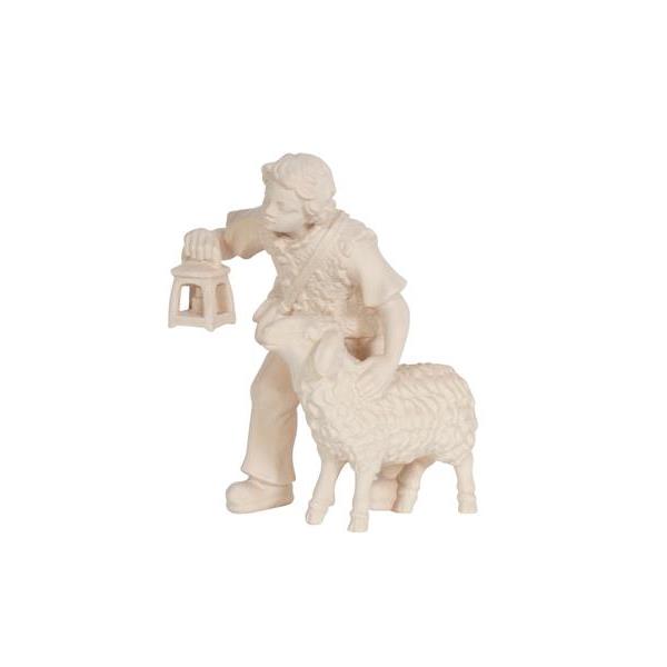 RA Boy with sheep and lantern - natural