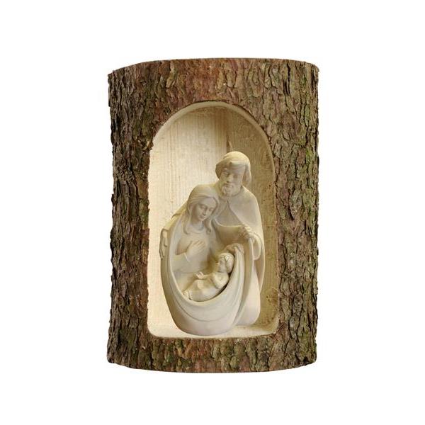 Crib of Peace in a tree trunk - natural