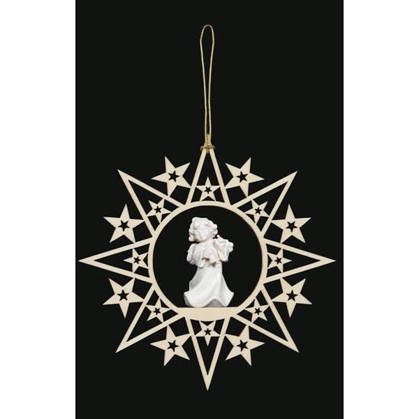 Star with stars-Angel of fortune bell - natural