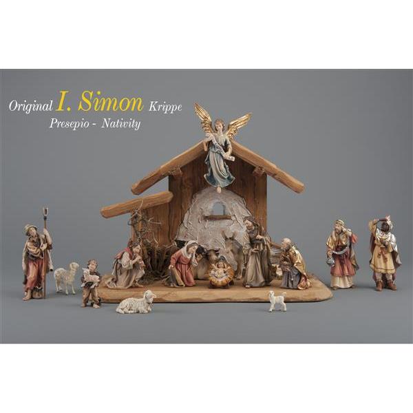 SI Set 15 figurines + stable Holy Night - color