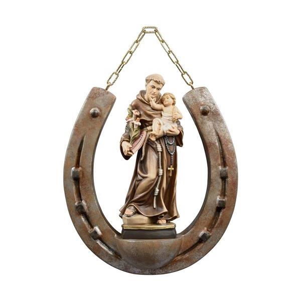 Horseshoe with St. Antony with bread - color