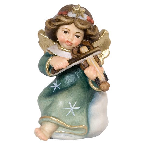 Christmas Angel with Violin - natural