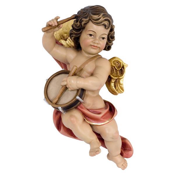 Baroque Putto with Drum - natural