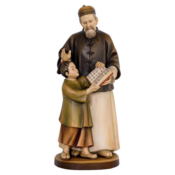 Saint Joseph Freinademetz with Child and Book - natural