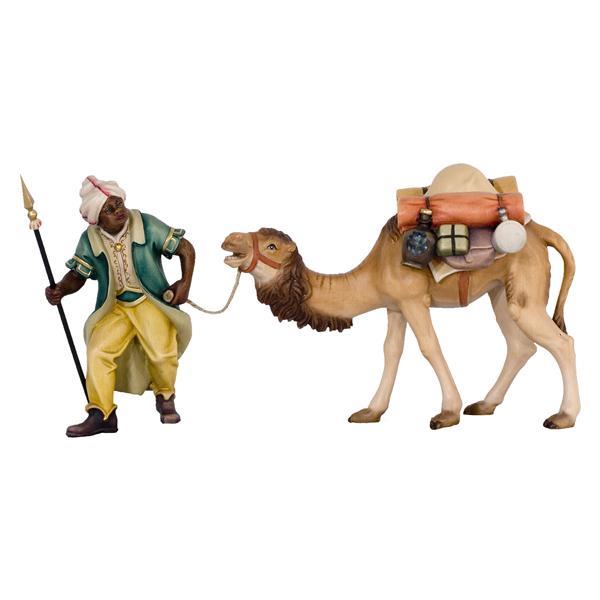 Camel with Driver and Baggage - natural