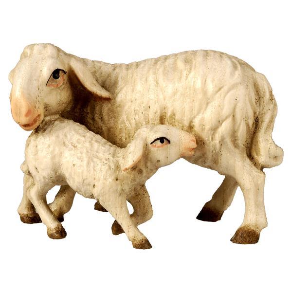 Standing Sheep with Lamb - natural