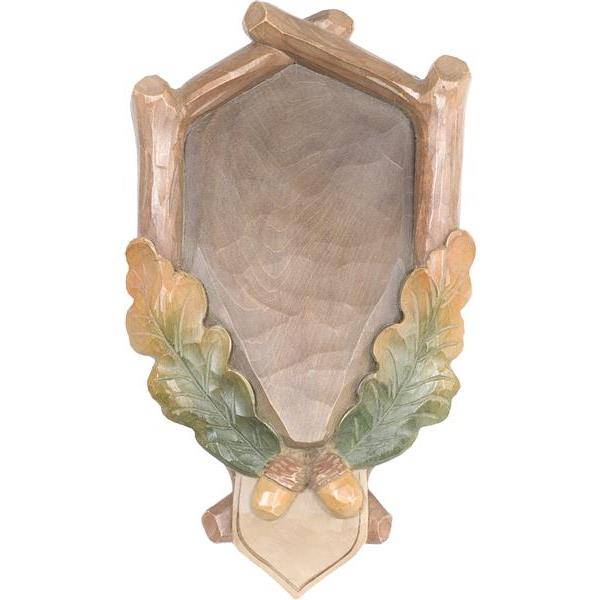 Trophy Plaque Mario small lime-wood B - natural