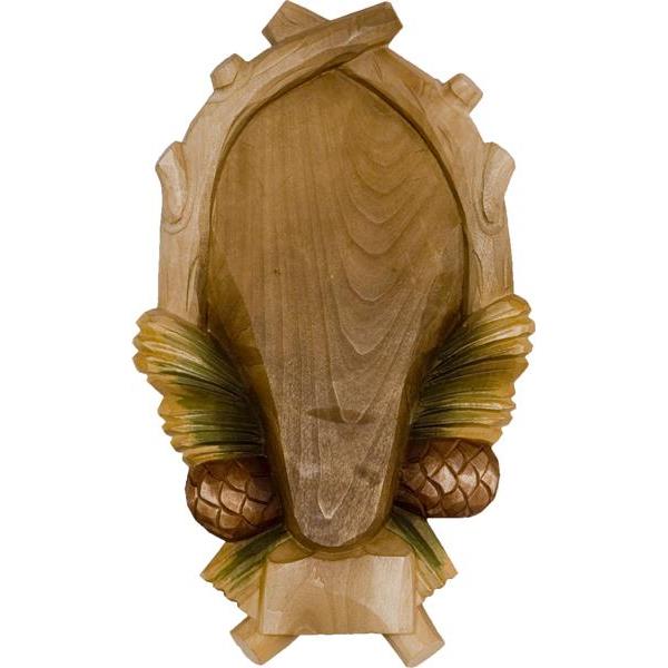 Trophy Plaque chamois big lime-wood B - natural