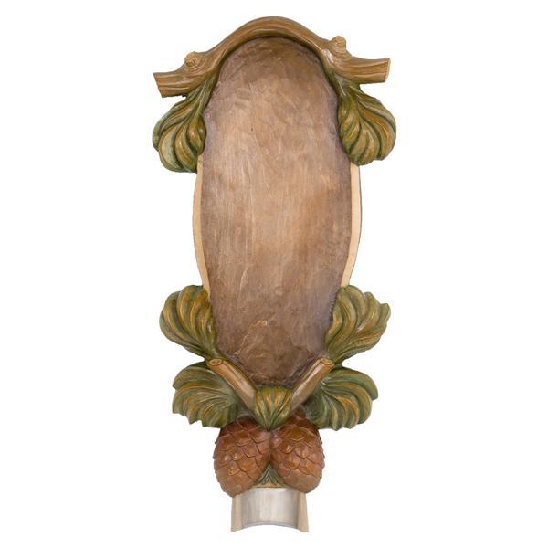 Trophy Plaque Rino small lime-wood - natural
