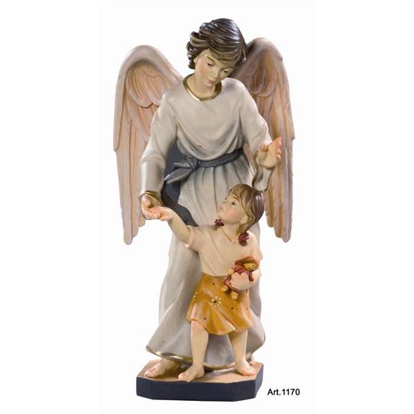 Guardian angel with girl - color