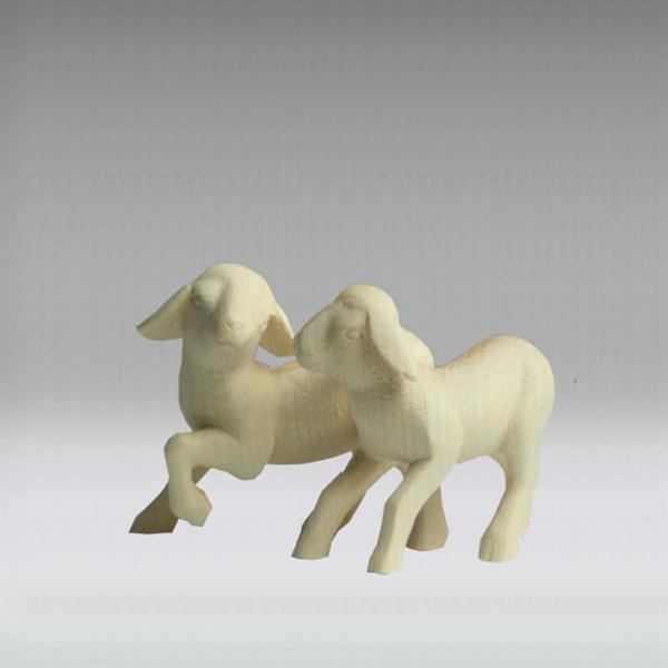 Group of two lambs - natural
