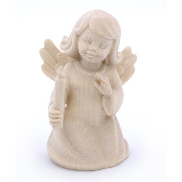 Angel with candle - natural