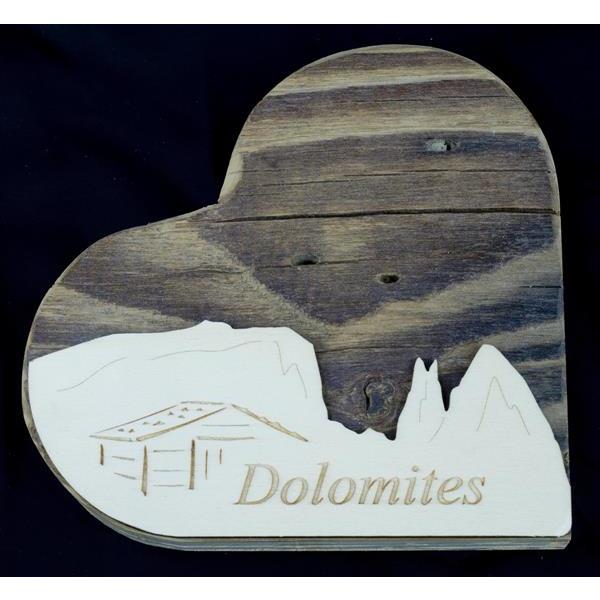 heart dolomites - natural
